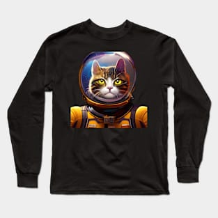 Catstronaut In Space Long Sleeve T-Shirt